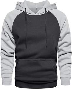 Sudaderas con Capucha Extra Grandes para Hombre, Estilo Deportivo, 100% Algodón, Mezcla Suave de Felpa, Transpirables, Estilo Urbano, con Bolsillo Tipo Canguro - Product Image 1