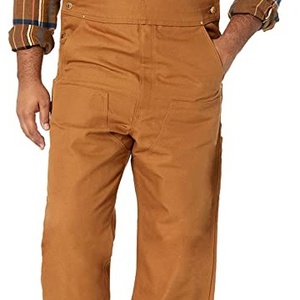 High Quality Cotton Industrial Safety <b>Bibs</b> Best Price Factory Manufactured Workwear <b>Bibs</b> Working washed <b>men's</b> pants - Product Image 4