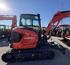 Mini-excavatrice sur chenilles Kubota KX057-5, chargeuse compacte sur chenilles, équipement de construction, KUBOTA KX057-4, mini-excavatrice hydraulique de 5,7 tonnes - Product Image 1