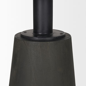 Modern White Marble & Black Solid Mango Wooden Pedestal Base 4 Seater Luxury Home Kitchen Bar Restaurant Outdoor <b>Dining</b> <b>Table</b> - Product Image 4