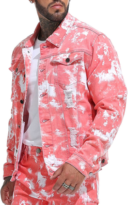 New Cotton Denim <b>Jacket</b> <b>Men</b> Casual Solid Color Cowboy Single Breasted <b>Jacket</b> <b>Men's</b> Spring Male Raw Street Denim Jean <b>Jacket</b> - Product Image 5