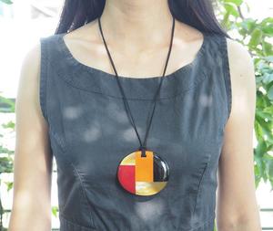 Joyería de Cuerno de Búfalo para Mujer, Collar de Moda, Collar de Cuerno de Búfalo y Vaca, Joyería para Mujer, Ágata - Product Image 4