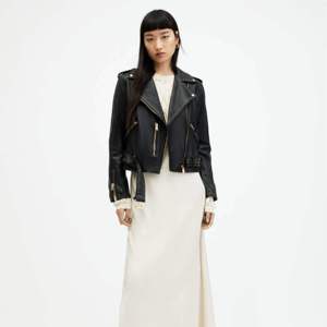 Custom Wholesale Women's Black Studded PU <b>Leather</b> Jacket Slim Fit Biker Moto Punk Rock Gold Zipper <b>Rivet</b> Motorcycle Coat - Product Image 3
