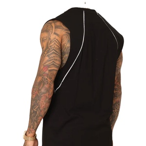 Slim Fit Custom Stretchable <b>Reflective</b> New Arrival Sleeveless Muscle Fit Tank <b>Top</b> Hot Selling Summer Wear Trendy Tank <b>Top</b> - Product Image 5