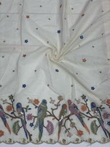 ชุดเดรสผ้าฝ้ายแท้ผ้าซาตินปักลายดอกไม้แบบเสรีภาพ Tana lawn London แบบลิเบอร์ตี้ - Product Image 3