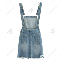 Robe Décontractée Sexy en Jean Personnalisée pour Femme