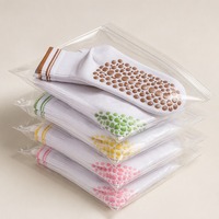Chaussettes de yoga antidérapantes de haute qualité, respirantes, mi-mollet, pour le Pilates, pour femmes.