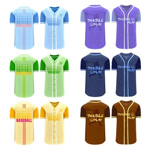 Offre Spéciale personnalisé blanc 100% Polyester Raglan Baseball chemise/bouton vers le bas personnalisé femmes Baseball Jersey - Product Image 2