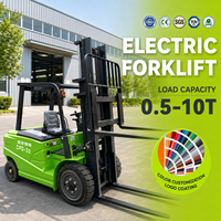 Chariot élévateur électrique à énergie nouvelle 1 tonne 2 tonnes 3 tonnes 5 tonnes avec batterie au lithium à vendre