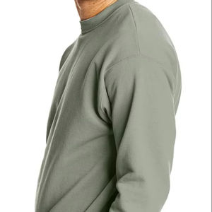 เสื้อโปโลแขนยาวสำหรับผู้ชายเสื้อยืดโพลีเอสเตอร์สีล้วนพิมพ์ลายโลโก้ตามสั่ง - Product Image 1