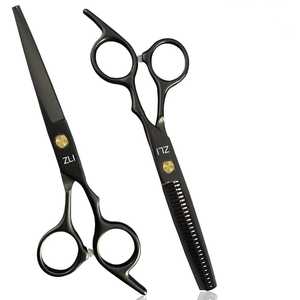 Ciseaux de coupe de cheveux professionnels 6 pouces ciseaux de coiffure bord rasoir lames tranchantes ciseaux de coupe de cheveux japon 440c acier inoxydable - Product Image 1