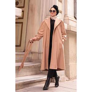 Abrigo de Cachemira para Mujer con Mangas Abullonadas, Diseño Elegante TEN - Product Image 2