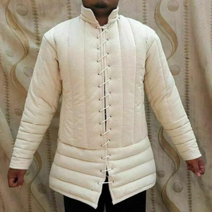 Unisex invierno 100% algodón Medieval Gambeson abrigo Cosplay recreaciones alto silencioso grueso acolchado Vintage tamaños personalizables - Product Image 4