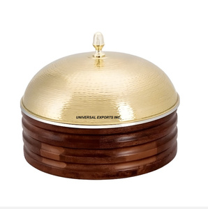 Stainless Steel Hammered Hotpot Shape Designer Luxury Eco-Friendly Dishwasher Safe 24cm Diameter Food Warmer Hot Casserole - Product Image 2