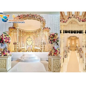 Mandap de Ceremonia de boda, decoración de boda real, FRP, Vidhi, mander indio, increíble - Product Image 1