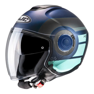 Casco de Moto Jet I40 Estilo Retro, Medio Casco, Talla XL, Carcasa de Fibra de Vidrio ABS con Visera de Liberación Rápida, Embalaje en Caja, Nuevo - Product Image 1