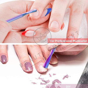 Pousse-ongles à cuticules en acier inoxydable pour enlever les peaux sèches sur mesure par Beauty Concept Eco-Friendly - Product Image 6