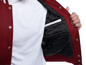 Chaqueta Bomber Unisex Premium de Poliéster/Algodón, Estilo Clásico, Cuello Alto, Cierre de Cremallera, Logotipo Frontal, con Capucha, de Invierno, de Secado Rápido - Product Image 2