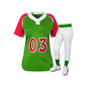 Nuevo Conjunto de Uniforme de Softbol para Mujer Adulta, Transpirable, 100% Poliéster, Personalizable, al Mejor Precio - Product Image 1