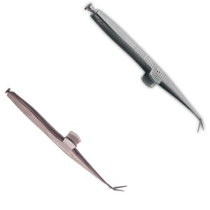 Ciseaux à iris de marque De Wecker Lames de 12mm Ciseaux chirurgicaux manuels en acier inoxydable - Product Image 1