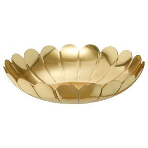 Tazón de Servir de Metal con Acabado Dorado, Perfección Artesanal, Pulido, Ecológico, Duradero, Ofrece un Diseño Moderno y Refinado - Product Image 4