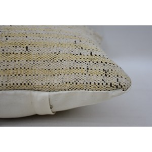 Beige Wool Kantha Patchwork Eco-Friendly Non-Slip <b>Bolster</b> <b>Pillow</b> 12x12 Inch Woven Embroidered Vintage Square Decorative - Product Image 4