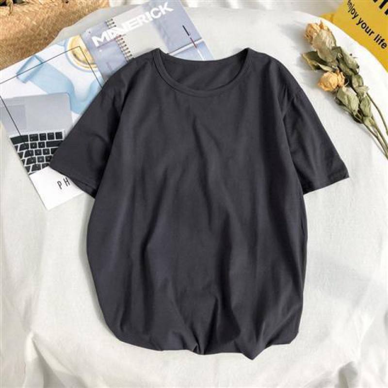 Dark grey round short