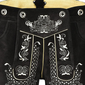 Venta al por mayor ropa nueva ropa tradicional Lederhosen buena calidad Lederhosen pantalones cortos hombres alemán bávaro Lederhosen personalizado - Product Image 3