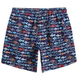 Shorts de Baño para Hombre, Cintura Elástica, Cordón Ajustable, Ecológicos, 100% Algodón, Impermeables, Resistentes al Viento, para Playa, Correr, Verano - Product Image 2