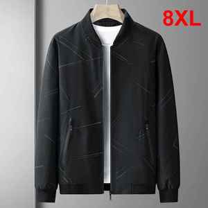 Chaqueta de Béisbol de Invierno para Hombre, Talla Grande, Lona 100% Algodón, Transpirable, Cuello Alto, Estilo Universitario Informal - Product Image 6