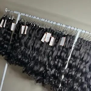 Paquete de cabello crudo teje cabello humano vietnamita crudo donante único cutícula alineada camboyano hueso crudo recto garantía comercial 15A