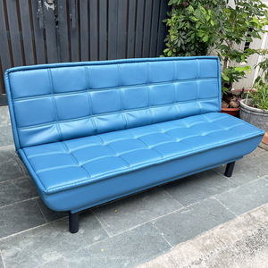 Modern Wooden <b>Convertible</b> <b>Sofa</b> <b>Bed</b> 1.8m Blue Reclining Extendable HOBS01 - Product Image 2