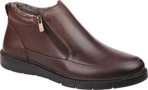 Bottes courtes classiques pour hommes en cuir véritable 5510, avec fermeture éclair, semelle extérieure en caoutchouc antidérapante, confortables pour le quotidien, automne-hiver, vente en gros - Product Image 3