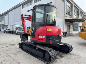 Mini-excavatrice sur chenilles en caoutchouc Vio55-6B de 5,5 tonnes, excavatrice compacte sur chenilles avec godet pour la construction - Product Image 2