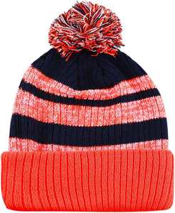 หมวกบีนนี่พิมพ์ลายโลโก้ jacquard ทั่วทั้งหมวกบีนนี่คุณภาพระดับพรีเมียมสำหรับให้ความรู้สึกอบอุ่นในฤดูหนาว - Product Image 6