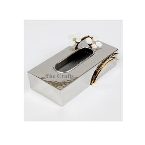 Latest Design <b>Black</b> Gold Color Tissue <b>Box</b> Customized Size And Shape Napkin <b>Storage</b> Holder With High Quality - Product Image 6