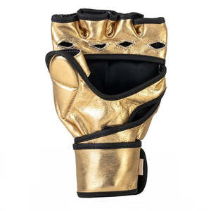 Guantes MMA profesionales de cuero de vaca de alta calidad para Kick Boxing Grappling Logotipo personalizado Pedido mínimo para Equipo de Boxeo - Product Image 6