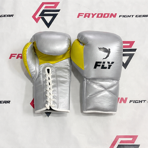 Gants de boxe professionnels en cuir de vachette véritable avec logo personnalisé, les plus vendus, pour l'entraînement au kickboxing et au sac de frappe - Product Image 5