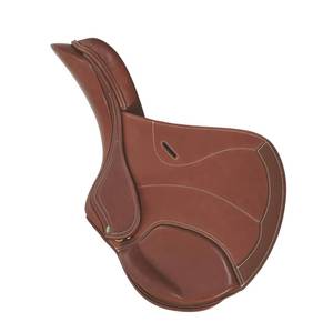Silla de montar de cuero hecha a mano para carreras de espectáculos y entrenamiento, incluye brida de estribos de circunferencia ajustable - Product Image 5