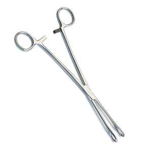 Vente en gros bon marché Forceps éponge Foerster 12 pouces droite dentelée Instruments vétérinaires de maintien chirurgical - Product Image 1