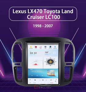 Navegación Gps de pantalla Vertical estilo Tesla de 12,1 pulgadas para Toyota Land Cruiser 100 REPRODUCTOR DE DVD de coche para Lexus LX470 1999-2002 - Product Image 5