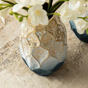 Derniers vases et pots à fleurs polis argentés mats design incurvé à la main de bonne qualité articles de décoration pour la maison et la chambre - Product Image 4