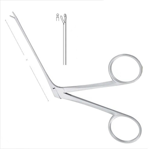 Fórceps alemanes de acero inoxidable para los oídos, fórceps rectos para los oídos de Wullstein, fórceps para cirugía de garganta y nariz - Product Image 4