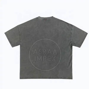 Camiseta vintage de lavado ácido con logotipo personalizado para hombre, ropa de calle de algodón 100% para el mercado de la moda - Product Image 2