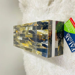 กล่องเครื่องประดับแบบฝังเรซินทำมือคุณภาพสูงกล่องเครื่องประดับดีไซน์ทันสมัยสีตามสั่ง - Product Image 1