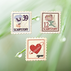 Classic <b>Stamp</b> Style Embroidered Iron-On Canvas Patches for Hats and Fashion Use - Product Image 1