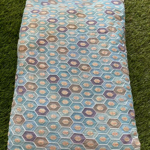 Tissu brodé imprimé Georgette Pure Viscose pour femmes pour robes de mariée Blouses Lehengas-Vêtements tissés en Tricot d'approvisionnement en vrac - Product Image 1