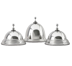 Plat de couverture de gâteau en acier inoxydable personnalisé plat de service alimentaire couvre fromage fondant dôme fournisseur en gros - Product Image 6