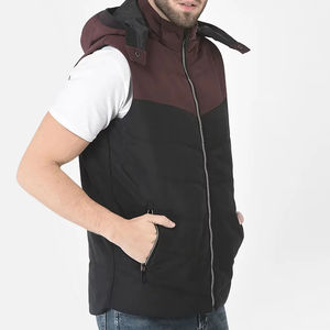 Fashion Mens Puffer <b>Vest</b> Winter Sleeveless Jacket Lightweight Zip Bodywarmer <b>Outdoor</b> Warm Casual Hiking Travel Outerwear - Product Image 3