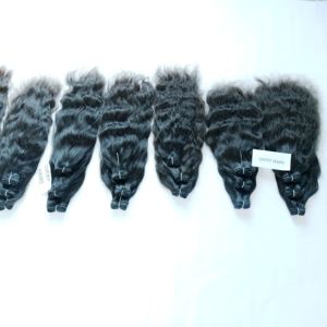 Extensions de cheveux humains vierges crus vietnamiens cuticule alignée Style ondulé naturel Texture de vague profonde Vague d'eau en vrac Fournisseurs indiens - Product Image 5